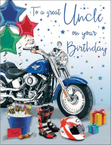 Picture of GREAT UNCLE BIRTHDAY CARD